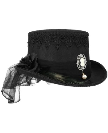 CHISTERA GOTICA DECORADA CON TUL Y CAMAFEO