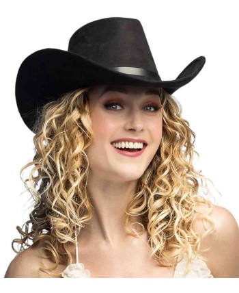 SOMBRERO VAQUERO NEGRO DELUXE
