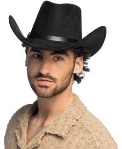 SOMBRERO VAQUERO NEGRO DELUXE 2