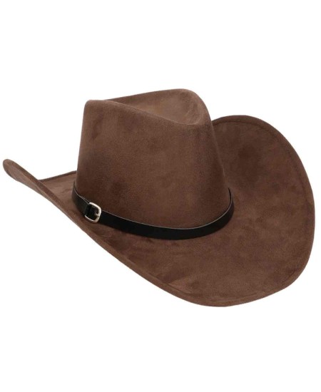 SOMBRERO VAQUERO MARRON DELUXE