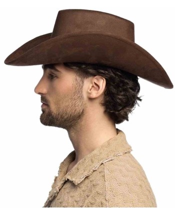 SOMBRERO VAQUERO MARRON DELUXE