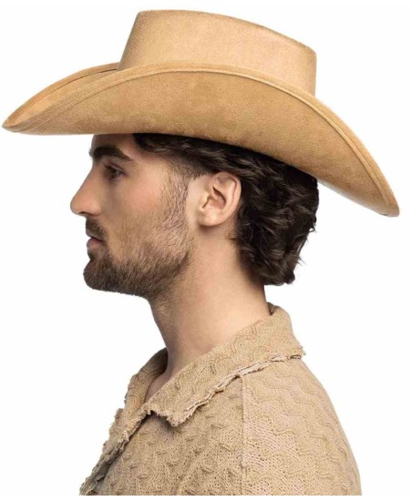 SOMBRERO VAQUERO MARRON CLARO DELUXE
