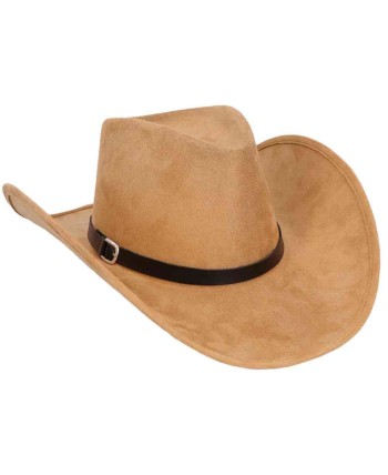 SOMBRERO VAQUERO MARRON CLARO DELUXE
