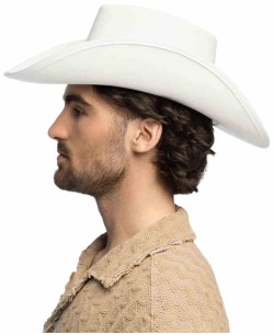 SOMBRERO VAQUERO BLANCO DELUXE 2