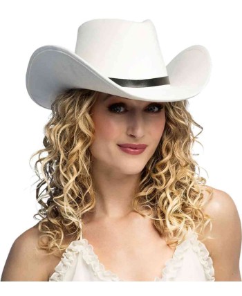 SOMBRERO VAQUERO BLANCO DELUXE