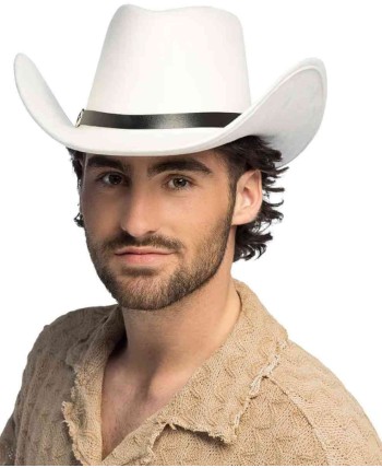 SOMBRERO VAQUERO BLANCO DELUXE
