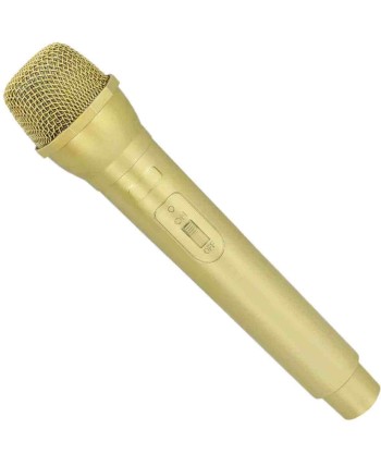 MICROFONO DORADO AÑOS 70