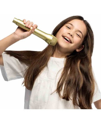 MICROFONO DORADO AÑOS 70