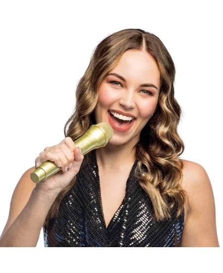 MICROFONO DORADO AÑOS 70