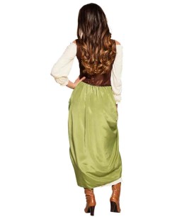 DSIFRAZ DE TABERNERA FALDA VERDE CORPIÑO PARA MUJER 2