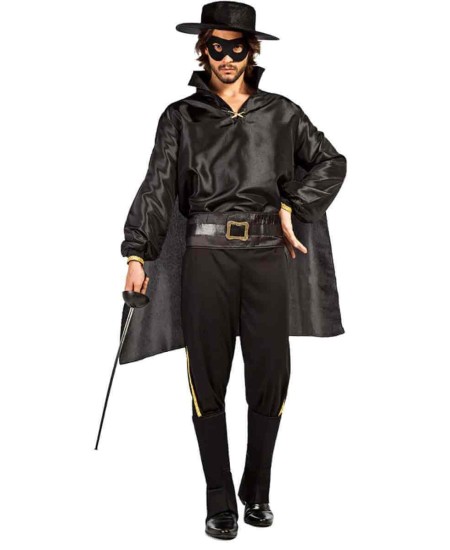 DISFRAZ DE EL ZORRO PARA HOMBRE