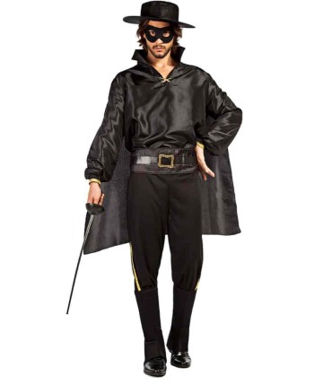 DISFRAZ DE EL ZORRO PARA HOMBRE