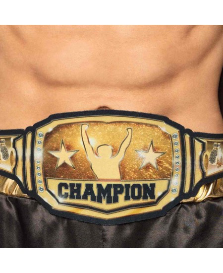 DISFRAZ DE BOXEADOR NEGRO