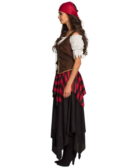 DISFRAZ DE PIRATESA MUJER FALDA LARGA