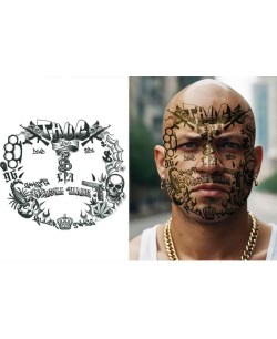 TATUAJES CARA THUG
