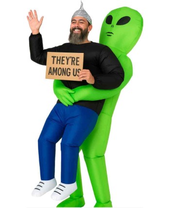 DISFRAZ DE ALIEN HINCHABLE ADULTO