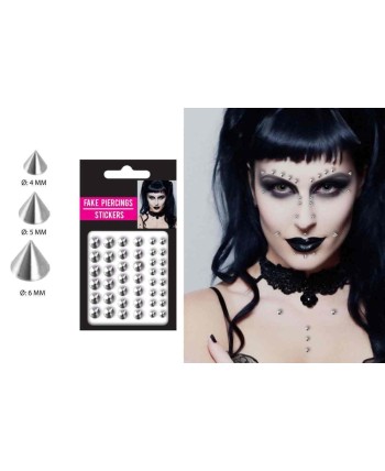 SET PIRCING FALSO ADHESIVO