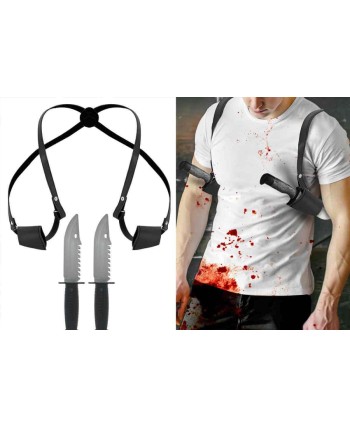 SOBAQUERA CON 2 CUCHILLOS