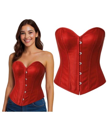 CORSET ROJO CON CINTAS TRASERAS