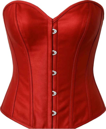 CORSET ROJO CON CINTAS TRASERAS