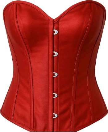 CORSET ROJO CON CINTAS TRASERAS