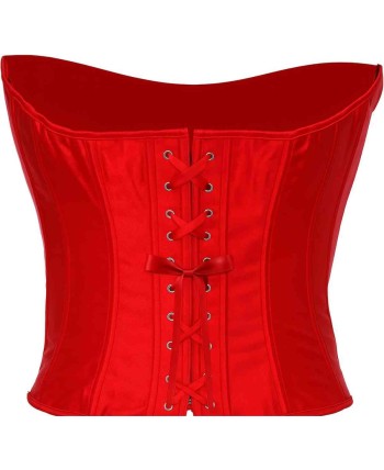 CORSET ROJO CON CINTAS TRASERAS
