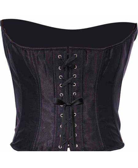 CORSET NEGRO CON CINTAS TRASERAS