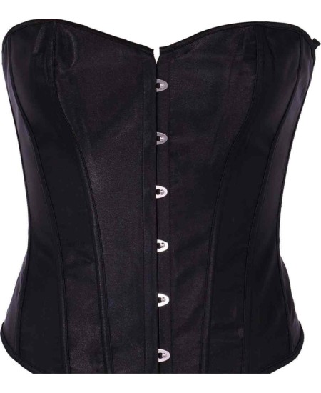 CORSET NEGRO CON CINTAS TRASERAS