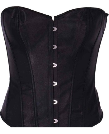 CORSET NEGRO CON CINTAS TRASERAS