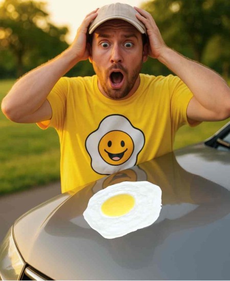 HUEVO FRITO DE BROMA