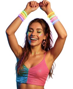 PULSERAS DE LUZ NEON