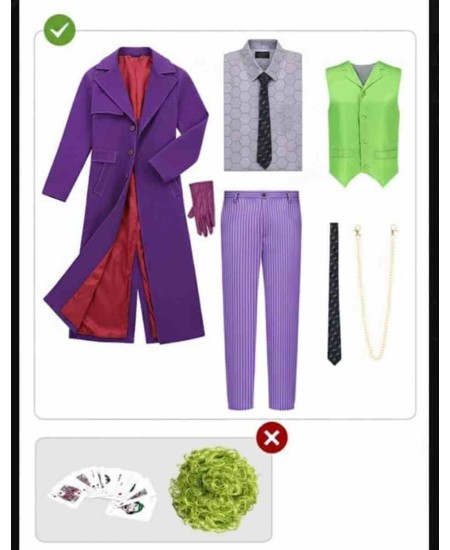 DISFRAZ DE JOKER DELUXE