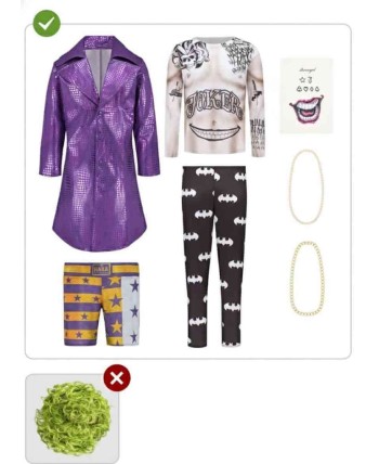 DISFRAZ DE JOKER ESCUADRON SUICIDA