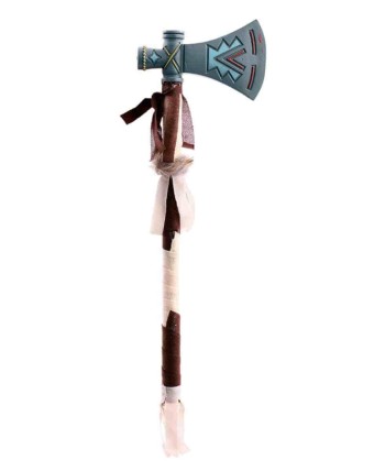 HACHA INDIO DELUXE DECORADA