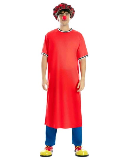 DISFRAZ DE PAYASO DE LA TELE ADULTO