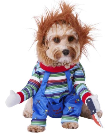 DISFRAZ DE CHUCKY PARA PERRO DISFRAZ DE CHUCKY PARA PERRO