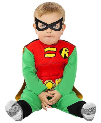 DISFRAZ DE ROBIN PARA BEBE DISFRAZ DE ROBIN PARA BEBE