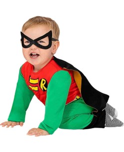 DISFRAZ DE ROBIN PARA BEBE 2