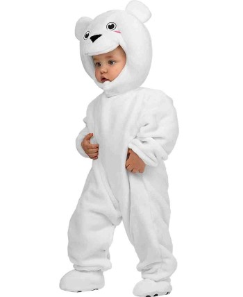 DISFRAZ DE OSO POLAR PARA BEBE