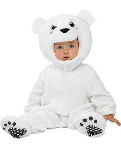 DISFRAZ DE OSO POLAR BEBE
