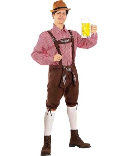 DISFRAZ DE OKTOBERDEST DELUXE MARRON 2