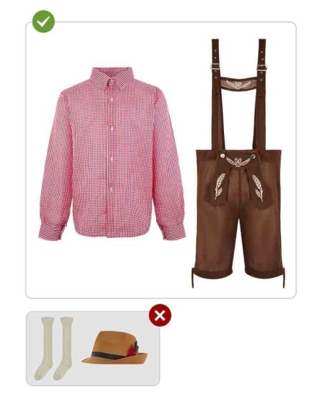 DISFRAZ DE OKTOBERDEST DELUXE MARRON PARA HOMBRE