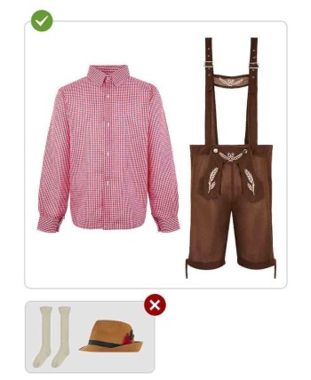 DISFRAZ DE OKTOBERDEST DELUXE MARRON PARA HOMBRE