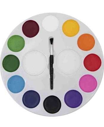 PALETA DE MAQUILLAJE AL AGUA 12 COLORES