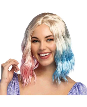 PELUCA RUBIA PUNTAS BICOLOR