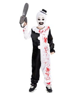 DISFRAZ DE PAYASO ASESINO TERRIFIER PARA NIÑO