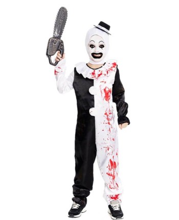DISFRAZ DE PAYASO ASESINO TERRIFIER PARA NIÑO