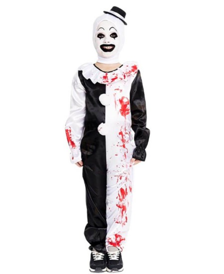 DISFRAZ DE PAYASO ASESINO TERRIFIER PARA NIÑO