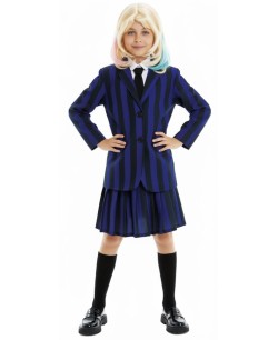 DISFRAZ DE ENID INFNATIL UNIFORME SINIESTRO 2