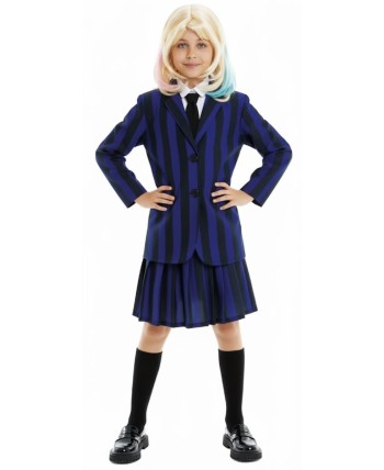 DISFRAZ DE ENID INFNATIL UNIFORME SINIESTRO DISFRAZ DE ENID INFNATIL UNIFORME SINIESTRO